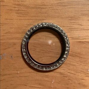 Origami Owl Large Silver Locket Face